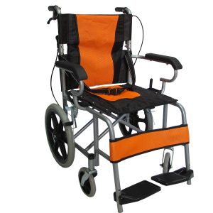 silla de ruedas geriátrica plegable